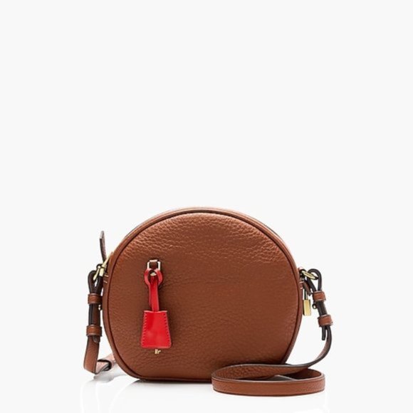 Signet circle bag in Italian leather
